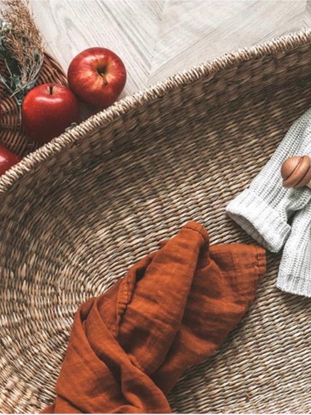 Olli Ella || ‘Nyla’ Seagrass Changing Basket